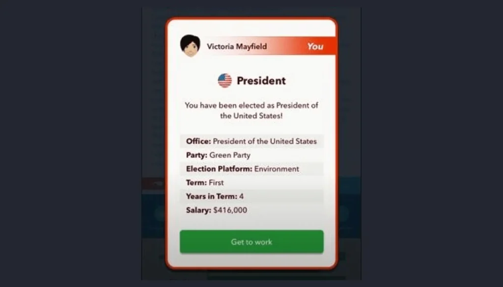 Become president