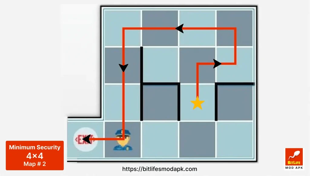 Bitlife prison escape 4×4 map 2
