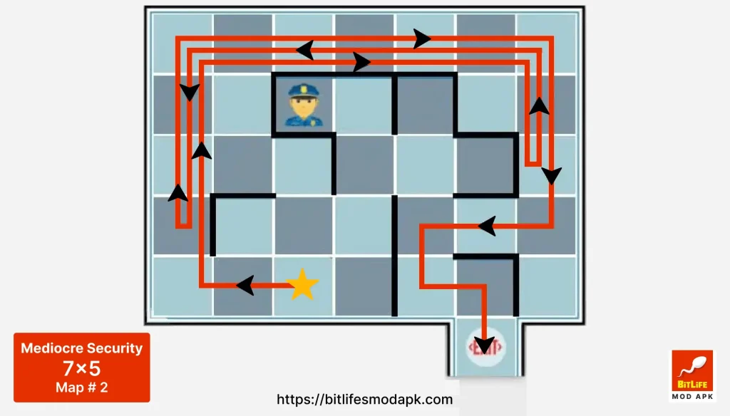 Bitlife prison escape 7×5 map 2