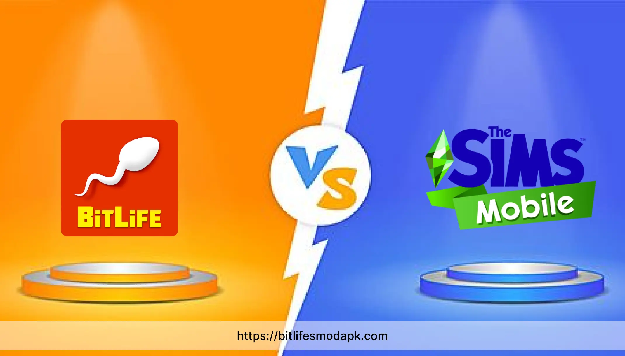 Bitlife vs The sims mobile apk