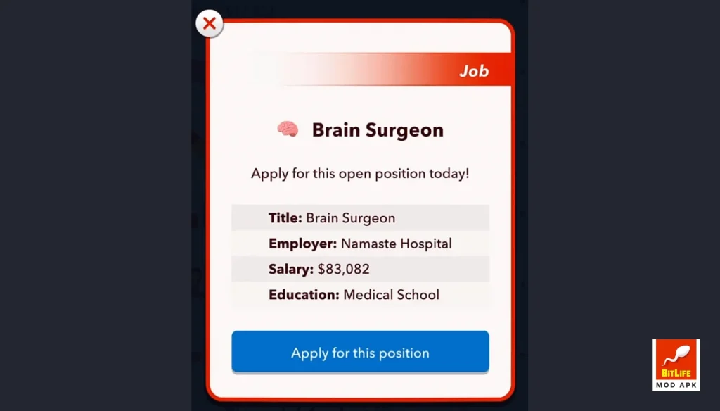 How to become a brain surgeon in bitlife